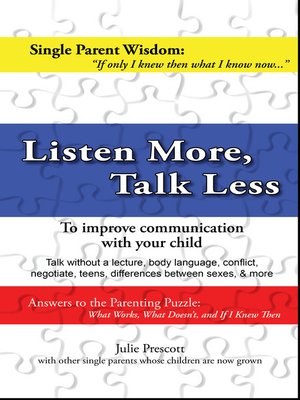 cover image of Listen More, Talk Less